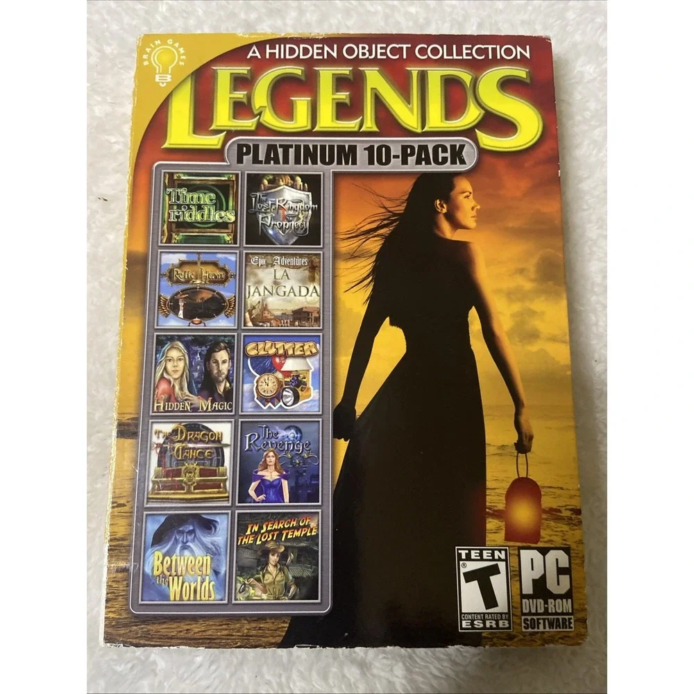 Legends Platinum PC CD ROM 10 Pack Clutter‎ Hidden Magic The Dragon Dance
